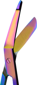 Ensemble d'hémostats et ciseaux chirurgicaux en titane arc-en-ciel renouvelables Matériau durable Identification facile Coupe précise Utilisation polyvalente - Product Image 3