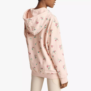 Sweat-shirts d'hiver pour femmes à manches longues, doublés de polaire, personnalisables, avec poche avant, écologiques et respirants - Product Image 2