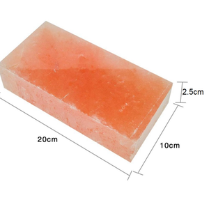 Tuiles de sel rose de l'Himalaya en gros 8x4x1 pouces pour projets de mur de sel DIY - Product Image 1