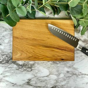 Tabla de Cortar Artesanal de Madera de Acacia, Premium, Hecha a Mano, Duradera, Rectangular, Apta para Lavavajillas, Tabla Natural para Preparar Alimentos para el Hogar - Product Image 3