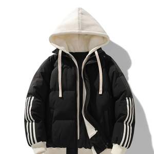 Veste d'hiver matelassée respirante, imperméable, coupe-vent, antibactérienne, tissu 100% coton pour homme et femme unisexe - Product Image 4