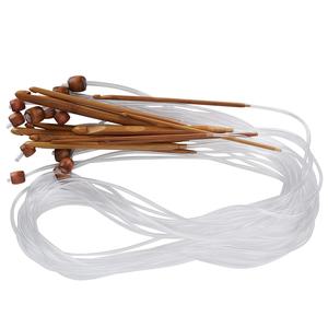 Stockage d'aiguilles à tricoter longues en bois pour débutants Style simple R Artisanat AH 868 Logo personnalisé Option de haute qualité pour facile - Product Image 1