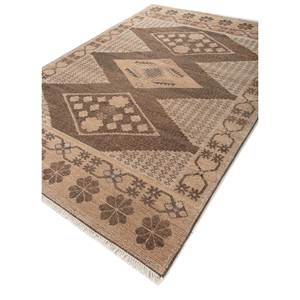 Erbe Hand Knotted <b>Wool</b> Rugs Beige <b>Brown</b> Geometric for Home Living Hallway Entryway Bedroom-Rectangle Puzzle Design-RGS-1501 - Product Image 2