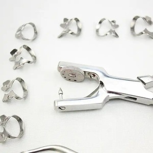Meilleures ventes de kit de digue en caoutchouc pince de digue en caoutchouc en acier inoxydable de qualité supérieure Instruments dentaires - Product Image 4