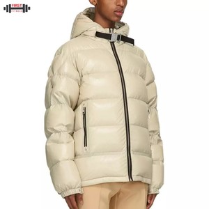 2025 Korean Fashion Winter Puffer Jacket <b>Stand</b> Collar Men Women Warm Solid Bubble Coat Black Plus Size Canvas - Product Image 2
