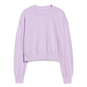 เสื้อสเวตเตอร์แขนยาวของผู้หญิงเสื้อครอปคอปกเสื้อแบบสวมหัวเสื้อทรงหลวมเปิดไหล่สำหรับฤดูใบไม้ผลิและฤดูหนาว - Product Image 5