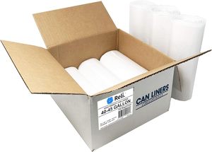 Reli. Sacs poubelle premium de 40 à 45 gallons, 150 unités |   Sacs poubelle multi-usages transparents de qualité supérieure, fabriqués aux États-Unis, en vrac, super valeur - Product Image 5