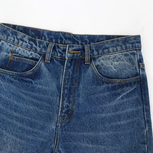 2025 moda de talla grande pantalones vaqueros holgados azul piedra lavado pantalones vaqueros para hombres ropa de calle Hip Hop Casual pantalones vaqueros de pierna ancha - Product Image 3