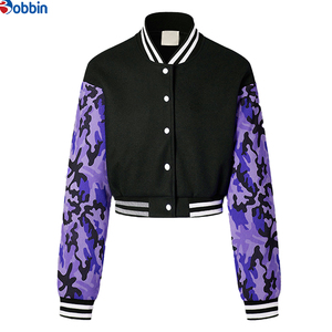 Chaqueta Universitaria Corta de Mujer, Estilo Casual, Manga Larga, Variedad de Colores Personalizados de Moda, de BOBBIN INDUSTRIES - Product Image 5