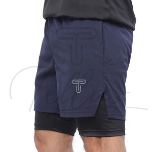 Shorts de compression à taille élastique pour hommes avec logo personnalisé en gros, shorts de sport les plus vendus en vente - Product Image 3