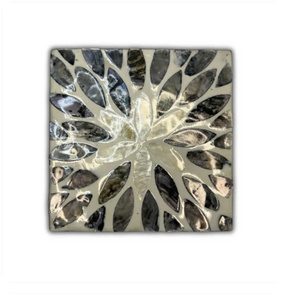 Square Mother Of Pearl Coasters With Storage Box Handcrafted Shell Inlay Modern <b>Table</b> <b>Protection</b> OEM ODM Vietnamese Artisans - Product Image 4
