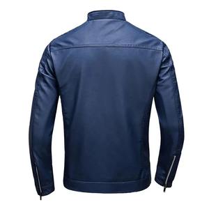 Veste en similicuir au design élégant pour hommes, meilleure qualité, nouvelle mode avec col montant et fermeture éclair pour la moto et le vélo - Product Image 2