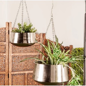 High Strength Metal Planter Pot for Balcony Gardens <b>Patios</b> and Office Interiors Available For Wholesale Supply - Product Image 3