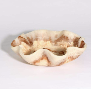 Ensaladera de resina ecológica de lujo, mesa de cocina, vajilla para servir, fiesta, diseño clásico hecho a mano - Product Image 3