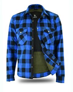 Moto Motocicleta Franela Leñador Camisa Forro DE SEGURIDAD Biker Riding CE Proctors Forro de seguridad completo 20 Color Biker Gear - Product Image 1