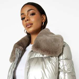 Chaqueta Acolchada Suave al Tacto, Diseño Ligero y Aislante, Ropa de Abrigo de Invierno de Alta Calidad para Mujer, Cómoda - Product Image 1