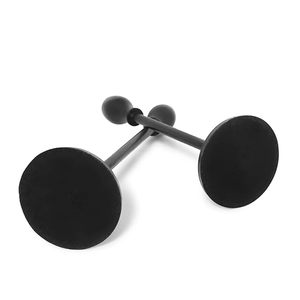 Portavelas de hierro de Metal de lujo europeo, adornos de revestimiento en polvo de Color negro para el hogar, decoración de boda, molde para hacer velas - Product Image 4