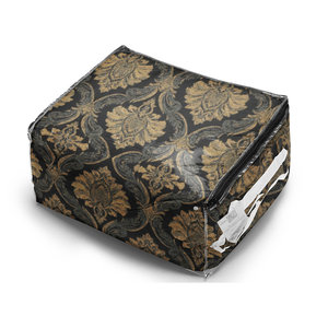 Trapunta Legacy Luxe Modern Baroque Noir, Fatta a Mano, Trapuntata in Microfibra di Poliestere, Personalizzabile, Misura Singola, per Uso Domestico e Alberghiero, Leggera - Product Image 1
