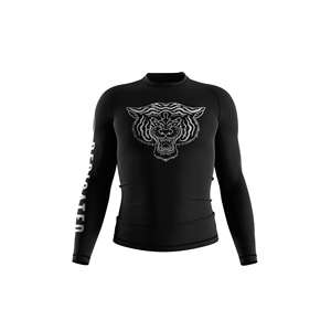 Camiseta de Compresión para MMA, Entrenamiento de Grappling, Costuras Elásticas en Cuatro Direcciones, Tejido Transpirable que Absorbe la Humedad, Antibacteriano - Product Image 4