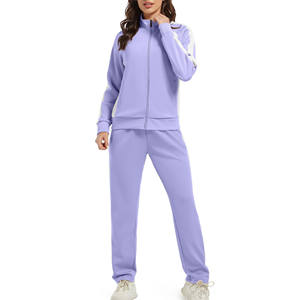 Personalizado de fábrica al por mayor de las mujeres más tamaño Streetwear gimnasio chándal conjunto de 2 piezas con capucha y Jogger Conjunto para las mujeres - Product Image 3