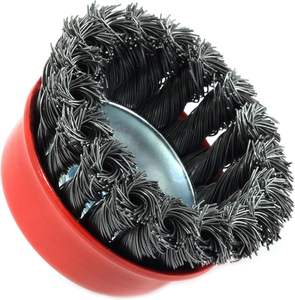 Brosse métallique montée sur broche directe en usine - Product Image 2