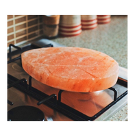 Dicke Himalaya-Steinsalz-Kochplatte Feng Shui Geschnitzt zum Grillen von Fleisch, Meeresfrüchten & Gemüse mit Gleichmäßiger Langsamem Erwärmung