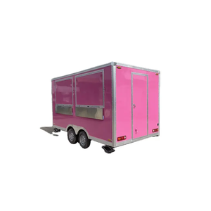 Carrito de comida móvil a vapor, camión de comida galvanizado con cocina completa, tiendas de alimentos y bebidas, venta al por menor - Product Image 4