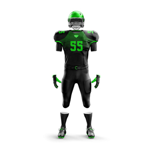 Nueva Llegada, Uniformes de Fútbol Americano Transpirables Hechos a Medida, Conjuntos de Diseño de Alta Calidad en Poliéster/Algodón de Manga Corta - Product Image 1