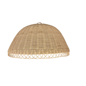 Nueva Lámpara Colgante de Bambú Artesanal Ecológica de Vietnam, Pantalla de Mimbre con Diseño de Abanico para Decoración - Product Image 1