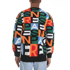 Pulls en tricot pour hommes en coton 100% respirant à col rond avec logo personnalisé OEM ODM pour l'hiver - Product Image 4