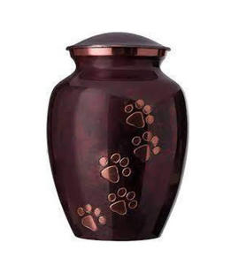 Urnas de cremación para mascotas de latón de Venta caliente Urnas funerarias para cenizas de gatos y perros Urnas de entierro hechas a mano - Product Image 2