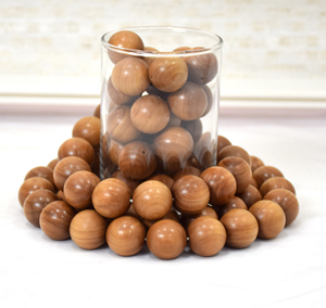 Perles de bois de santal collier - Product Image 5