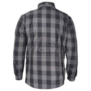 เสื้อเชิ้ตผ้าสักหลาดผู้ชายผ้าฝ้ายออร์แกนิกผลิตอย่างยั่งยืนเป็นมิตรต่อสิ่งแวดล้อม - Product Image 2