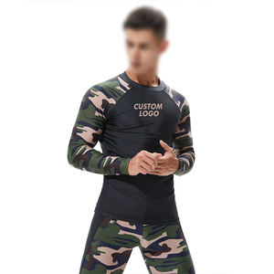 Rashguard MMA pour hommes, imprimé par sublimation, qualité supérieure, prix compétitif, OEM, personnalisable, séchage rapide, manches longues, tissu 220g - Product Image 1
