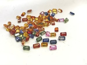 Phòng thí nghiệm phát triển nhiều Màu Sapphire Paraiba padparadscha lỏng cho đồ trang sức làm hình bầu dục cắt nhiệt được xử lý màu xanh đỏ <span class=keywords><strong>Ruby</strong></span> Emerald - Product Image 3