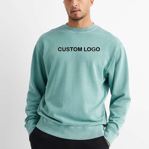 Sudadera de Invierno para Hombre de Alta Calidad, de Poliéster/Algodón, con Forro Polar, Mangas Largas, Bordado con Logotipo Personalizado, Ligera y Sólida - Product Image 3