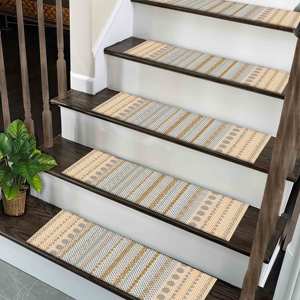 Alfombra con Estampado de Patrones Geométricos, Diseño Étnico Navajo Moderno en 3D, Lavable a Máquina, Alfombra de Pasillo - Product Image 2