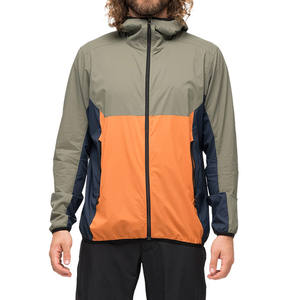 Veste coupe-vent tactique technique en toile imperméable avec logo personnalisé pour fabricant de vêtements 2026, col montant, logo frontal - Product Image 5