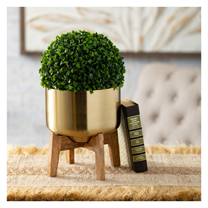 Jardinières décoratives tendances élégantes en métal avec support en fer pots de fleurs artistiques durables design artisanal de qualité supérieure pour l'intérieur - Product Image 3