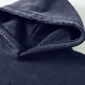 Sweats à capuche en molleton délavé à l'acide sur mesure pour femmes Logo avant Qualité supérieure Couleurs et tailles personnalisables Vente en gros - Product Image 4