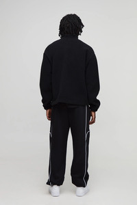 Jogging de sport décontracté pour homme personnalisé OEM avec passepoil Pantalon de survêtement de fitness et de streetwear à séchage rapide lourd pour hommes - Product Image 6