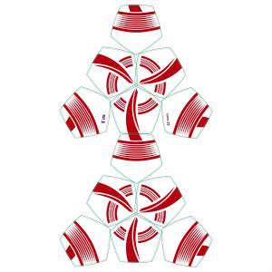 Ballon de football 12 panneaux avec logo personnalisé, cousu à la machine, pour entraînement et matchs en intérieur/extérieur, pour enfants - Product Image 3