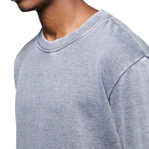 Sudadera de fabricante de ropa 2025 para hombre, sudadera de mezcla de algodón básica transpirable de manga larga con logotipo personalizado para hombre - Product Image 6