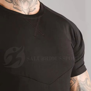 เสื้อเชิ้ตผ้าแคนวาสทรงเข้ารูป ระบายอากาศได้ดี ผลิตจากผ้าฝ้าย 100% สำหรับผู้ชาย เหมาะสำหรับออกกำลังกายและวิ่ง พร้อมโลโก้สั่งทำ - Product Image 5