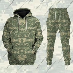 Popular sólido caza Animal invierno cremallera-Up pantalones de chándal 2 uds conjuntos para hombres mujeres pulóver Sudadera con capucha poliéster/algodón secado rápido - Product Image 6