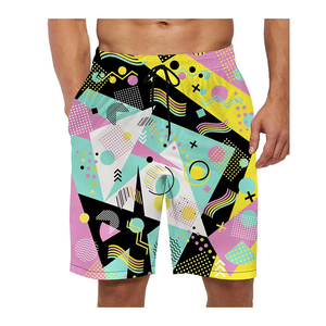 กางเกงขาสั้นผู้ชายผ้าฝ้ายคุณภาพสูง 100% ระบายอากาศได้ดี แห้งเร็ว เป็นมิตรกับสิ่งแวดล้อม เอวกลาง มีเชือกผูก ปรับแต่งได้ - Product Image 2