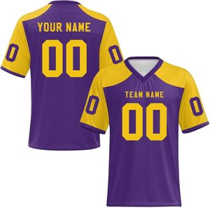 Customizable American Football Jerseys Breathable Quick Dry Polyester <b>Mesh</b> Short <b>Plus</b> <b>Size</b> OEM Screen Print Teamwear for Summer - Product Image 4