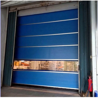 Pintu PVC Kontrol Cerdas Kecepatan Tinggi dengan Tirai Anti Angin dan Desain Tahan Korosi untuk Gudang Pendingin