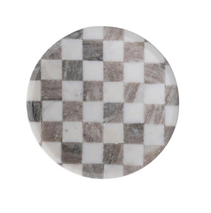 Tabla de cortar de mármol de 12 "de alta calidad con diseño de piedra de ágata para picar y servir queso a precio mayorista de La India - Product Image 3