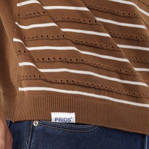 เสื้อยืดถักนิตติ้งพร้อมซิปสำหรับผู้ชายผ้าฝ้ายคอมบ์ครึ่งแขนเสื้อดีไซน์หรูหรามีลวดลาย - Product Image 2